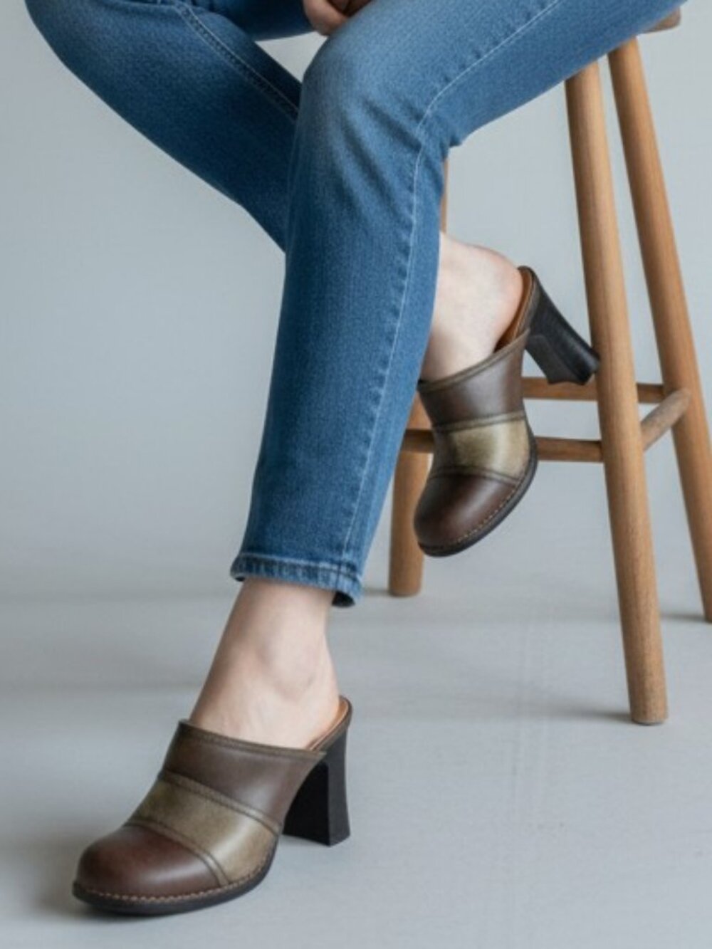 Y2K stacked heel mules - Highlights brand - NIB